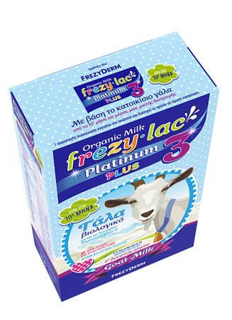 FREZYLAC - PLATINUM PLUS No3 Βιολογικό Κατσικίσιο Γάλα απο 10 μηνών - 400gr